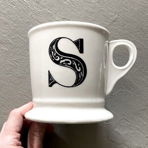 Anthropologie Letter “S” Mug